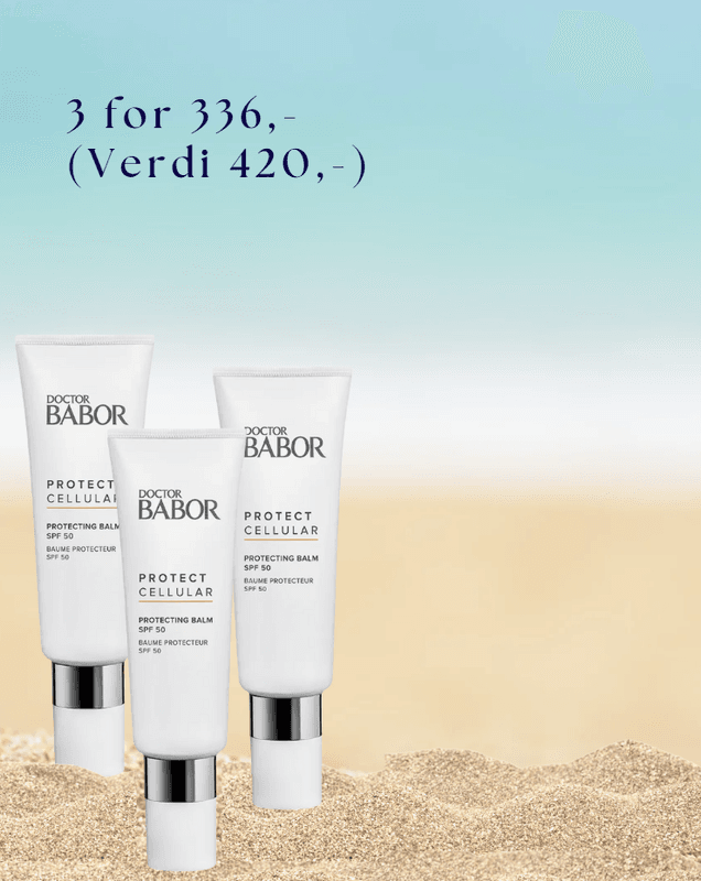 3 stk Doctor Babor Protecting Balm spf 50, 15 ml! Verdi 420!