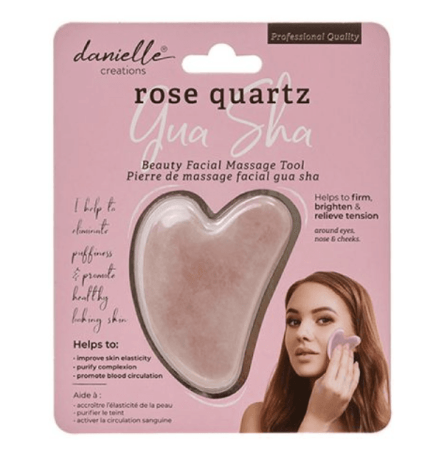 Hovedbilde Gua Sha Face Massage Tool - Rose Quartz