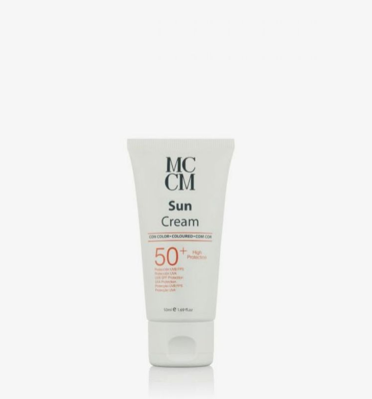 MCCM Sun Cream Coloured 50+ Tan (mørkeste fargen)
